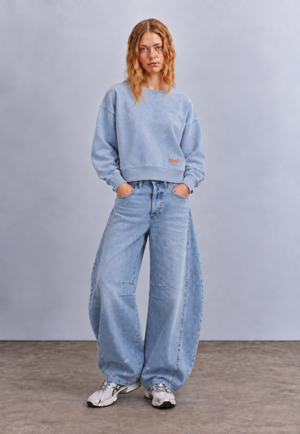 Tésh Women Sweater "Washed"