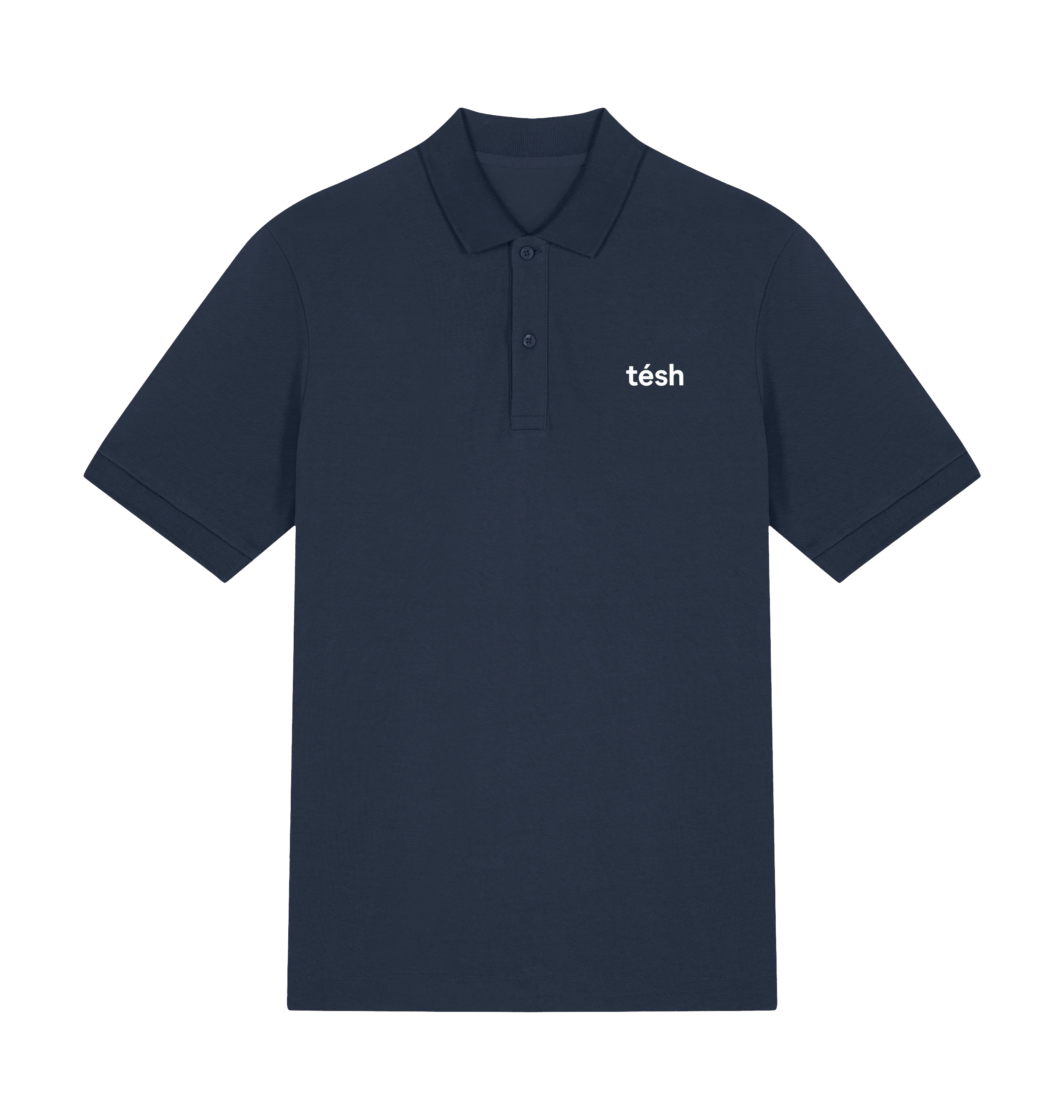 French Navy Polo Shirt Front