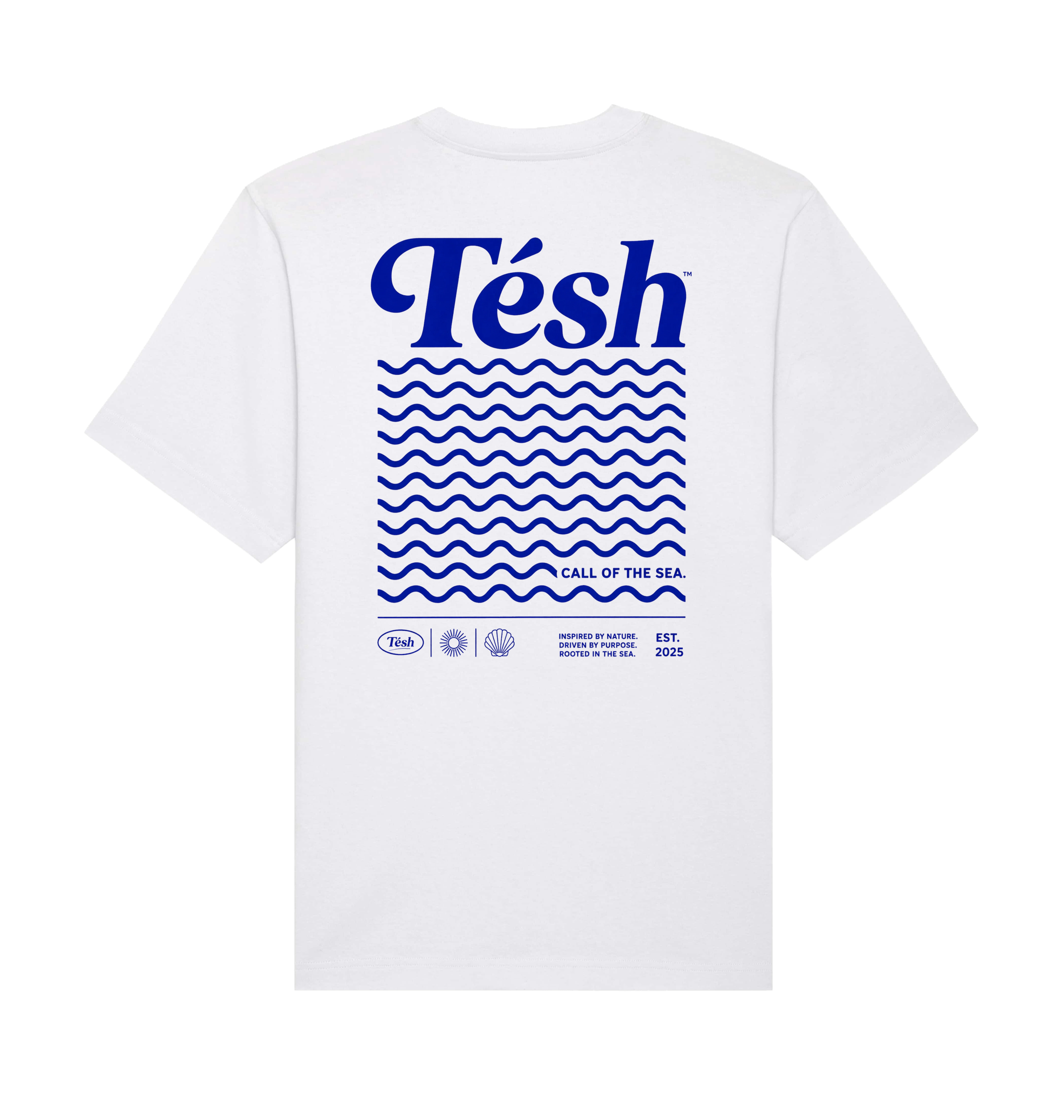 White Printed T-shirt Back