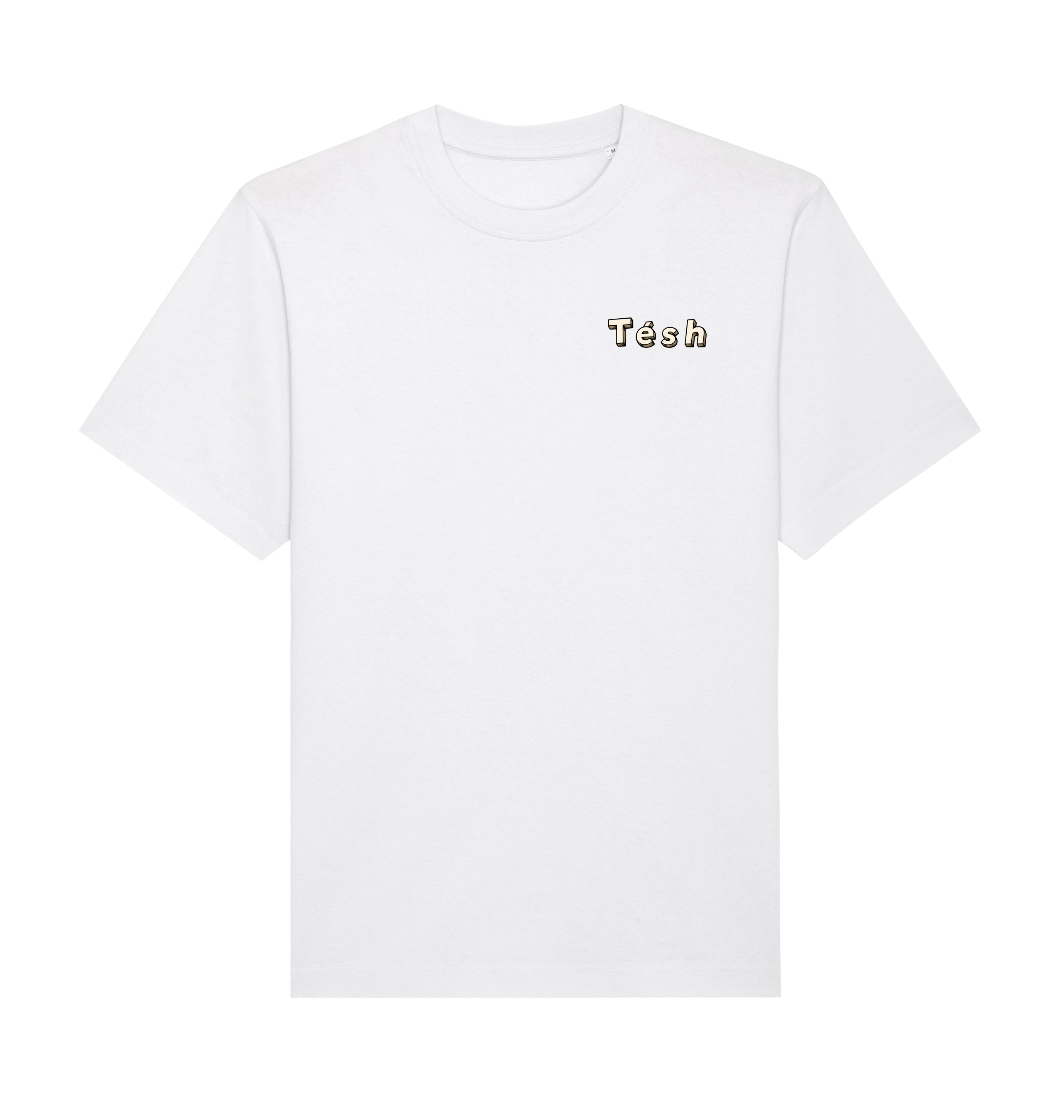 White Printed T-shirt Front