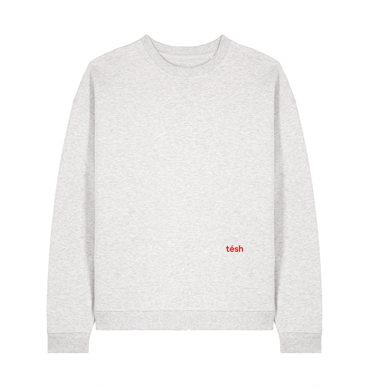 Cool Heather Grey Printed Sweater Front