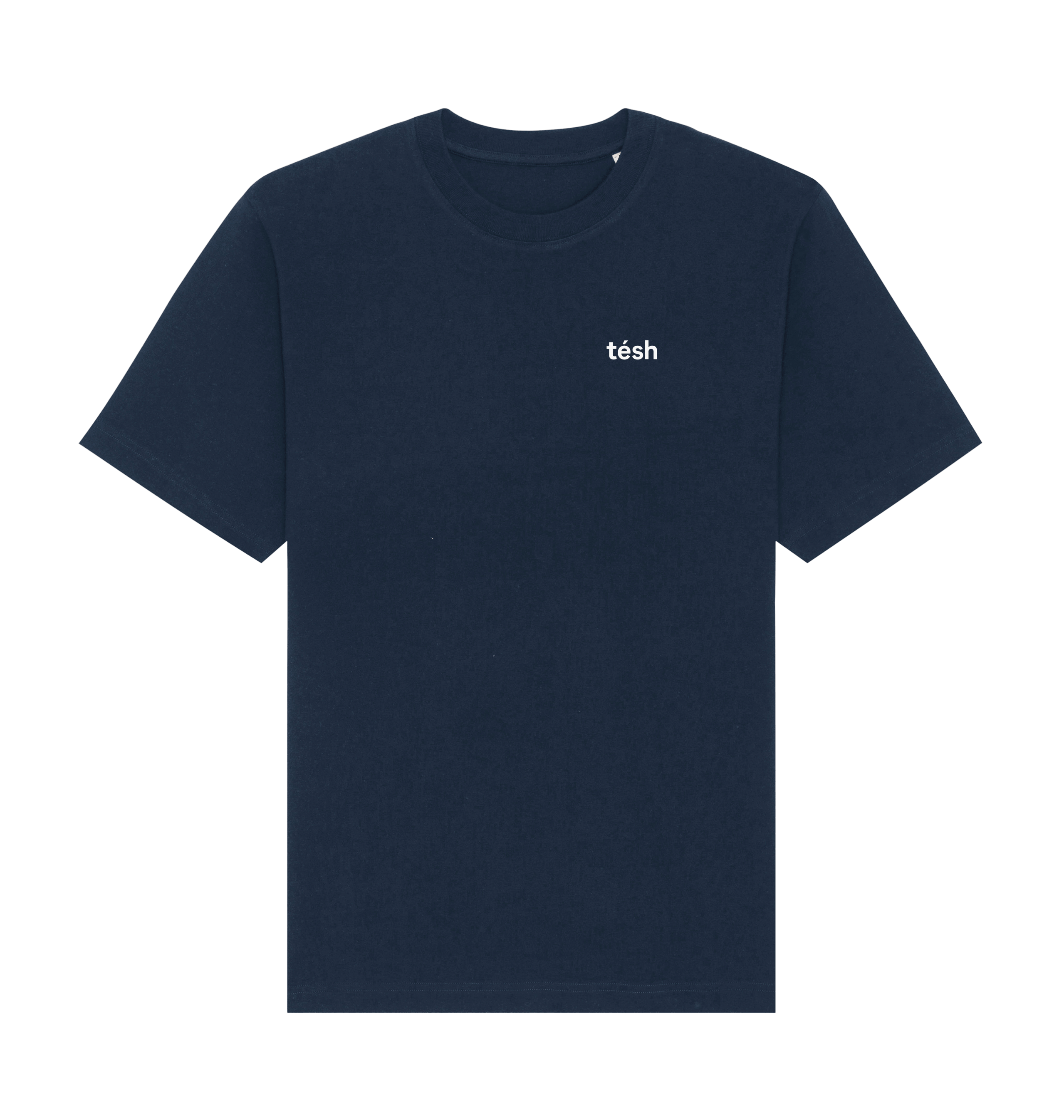 French Navy Printed T-shirt Front