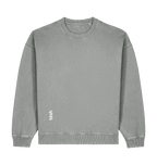 Garment Misty Grey Printed Sweater Front