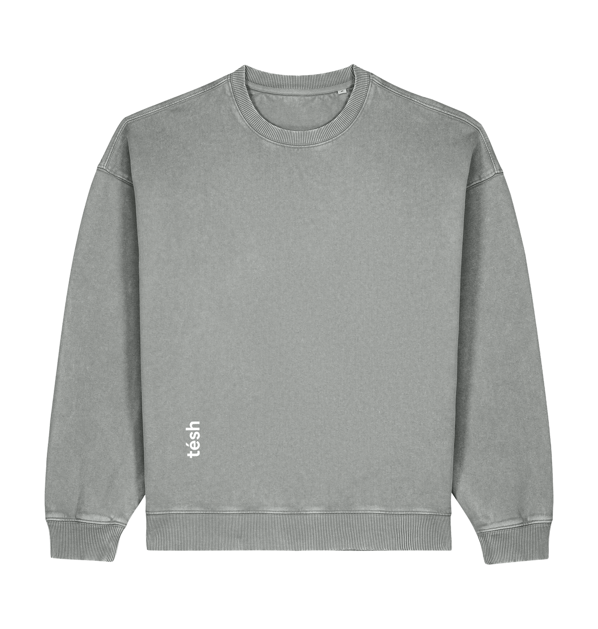Garment Misty Grey Printed Sweater Front