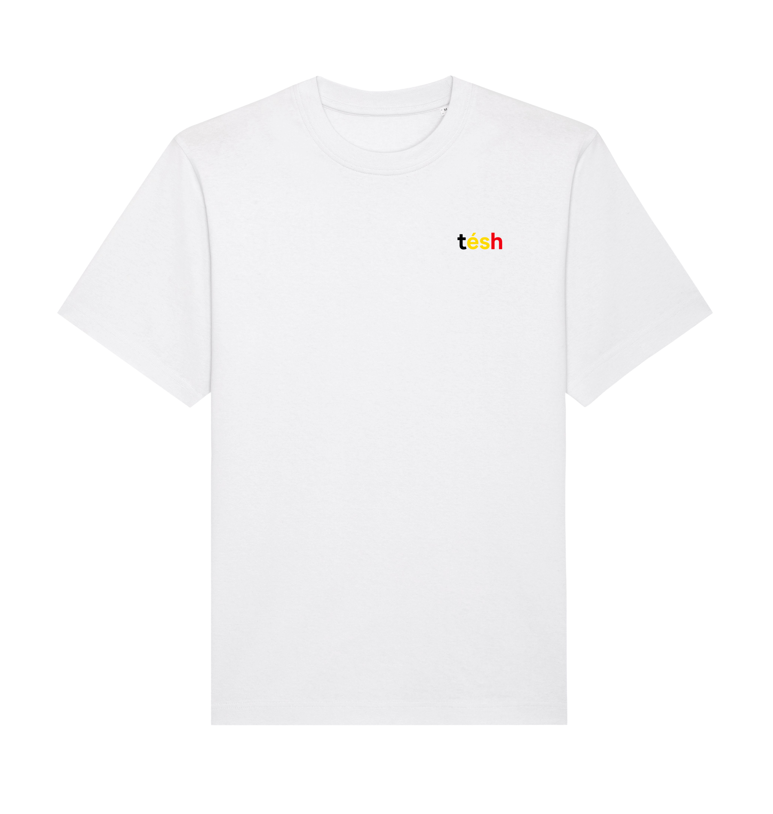 White Printed T-shirt Front