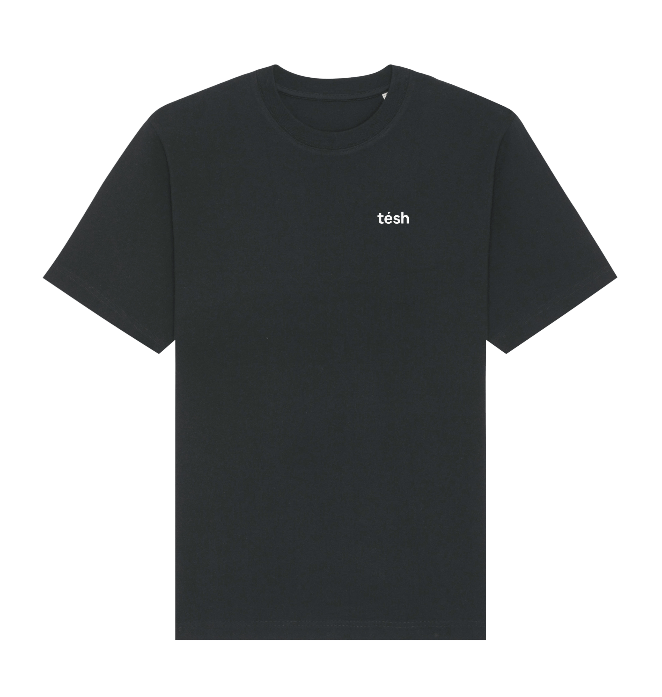 Black Printed T-shirt Front