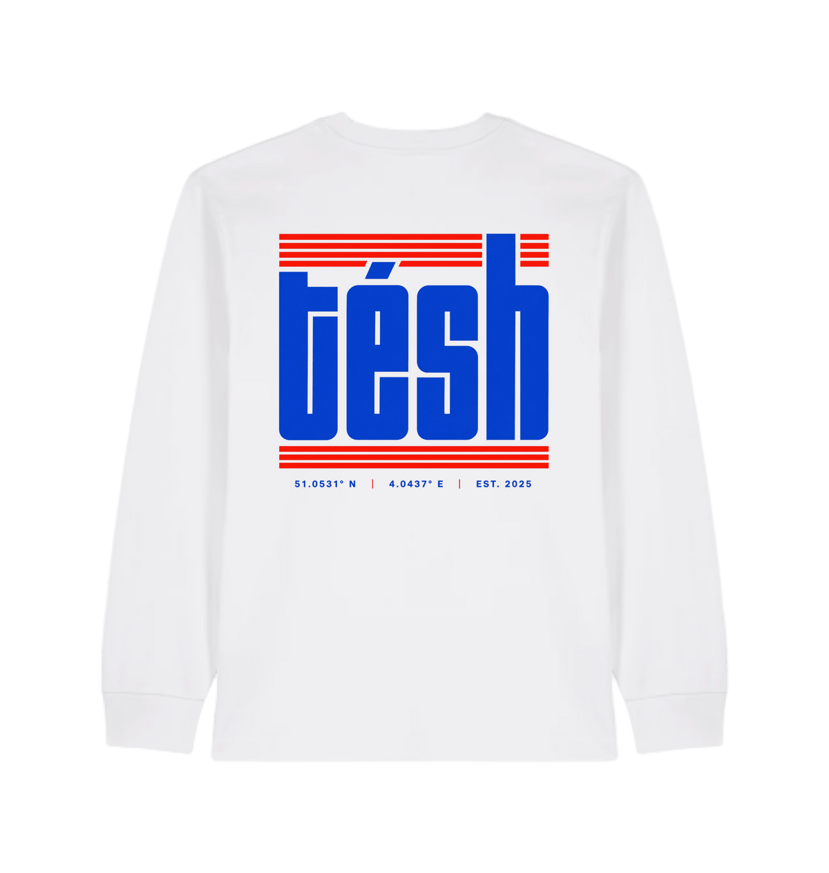 White Printed T-shirt Back