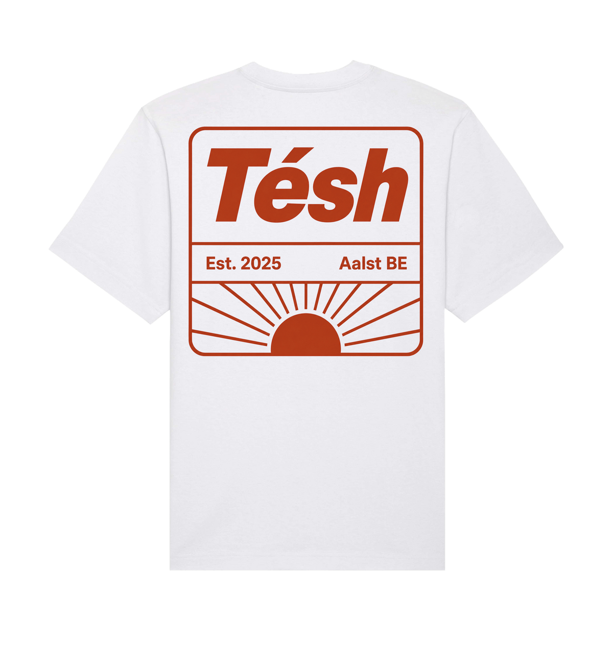 White Printed T-shirt Back