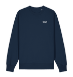 French Navy Printed Sweater Front