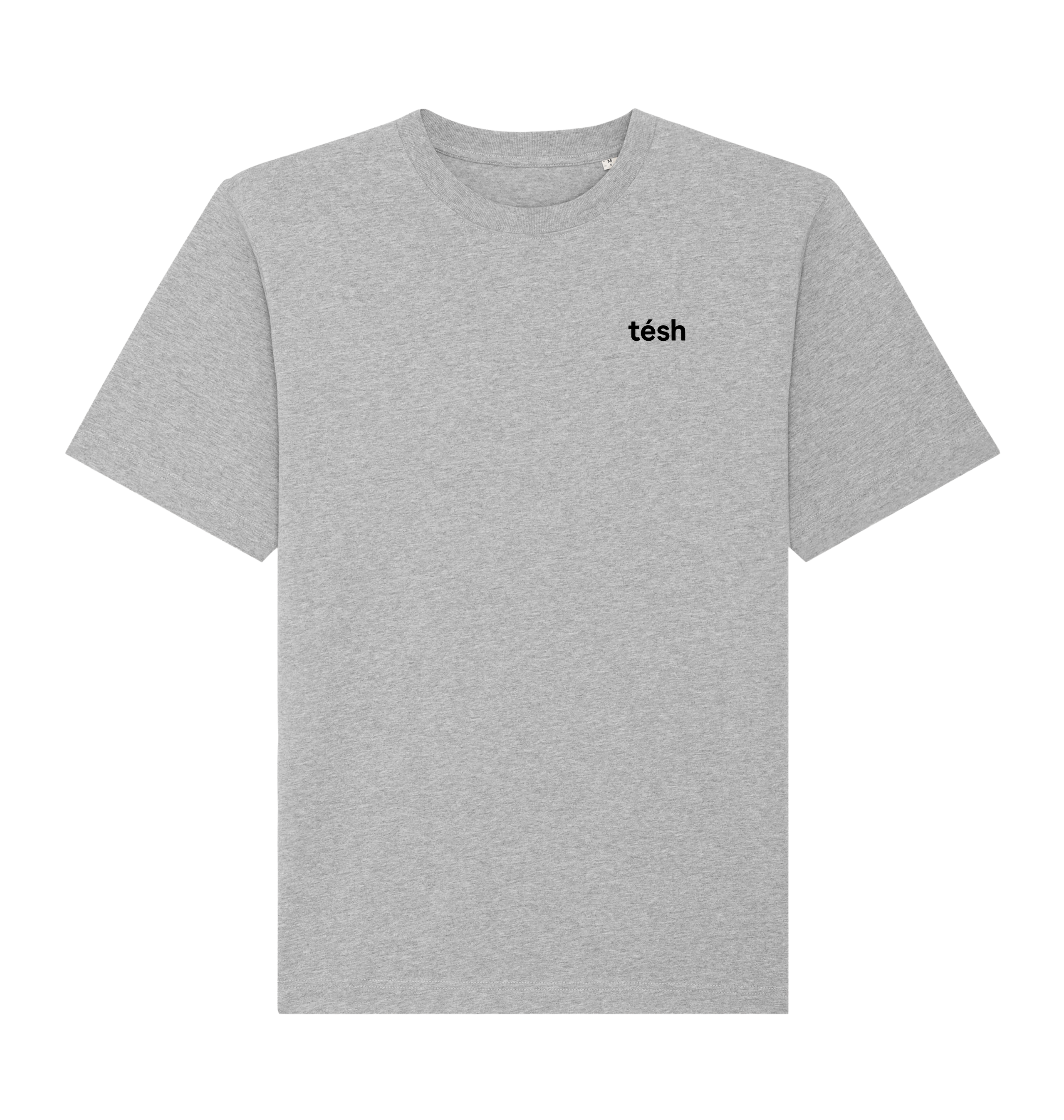 Heather Grey Printed T-shirt Front