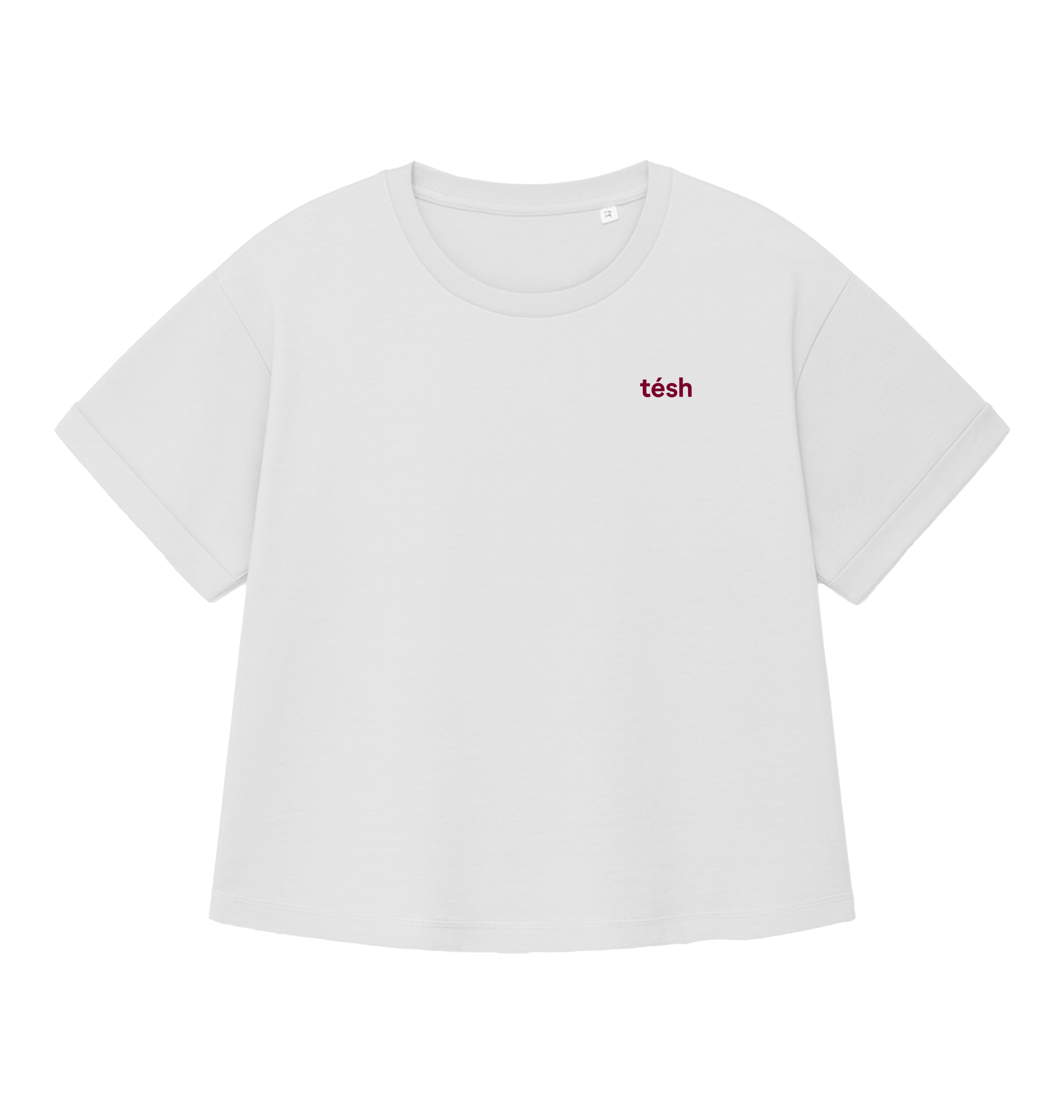 White Printed T-shirt Front