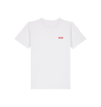 White Printed Kids T-Shirt Front