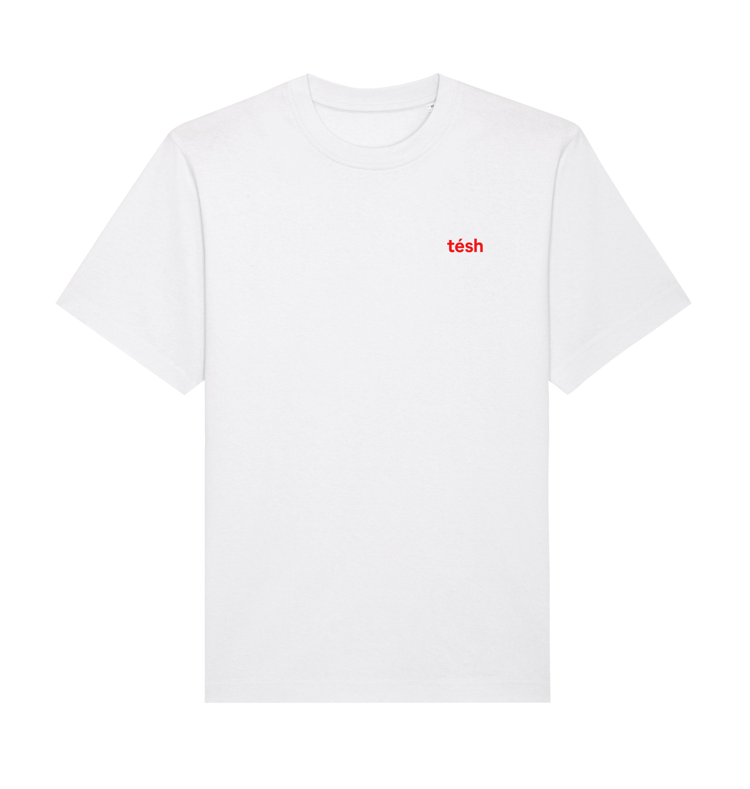 White Printed T-shirt Front