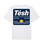 White Printed T-shirt Back