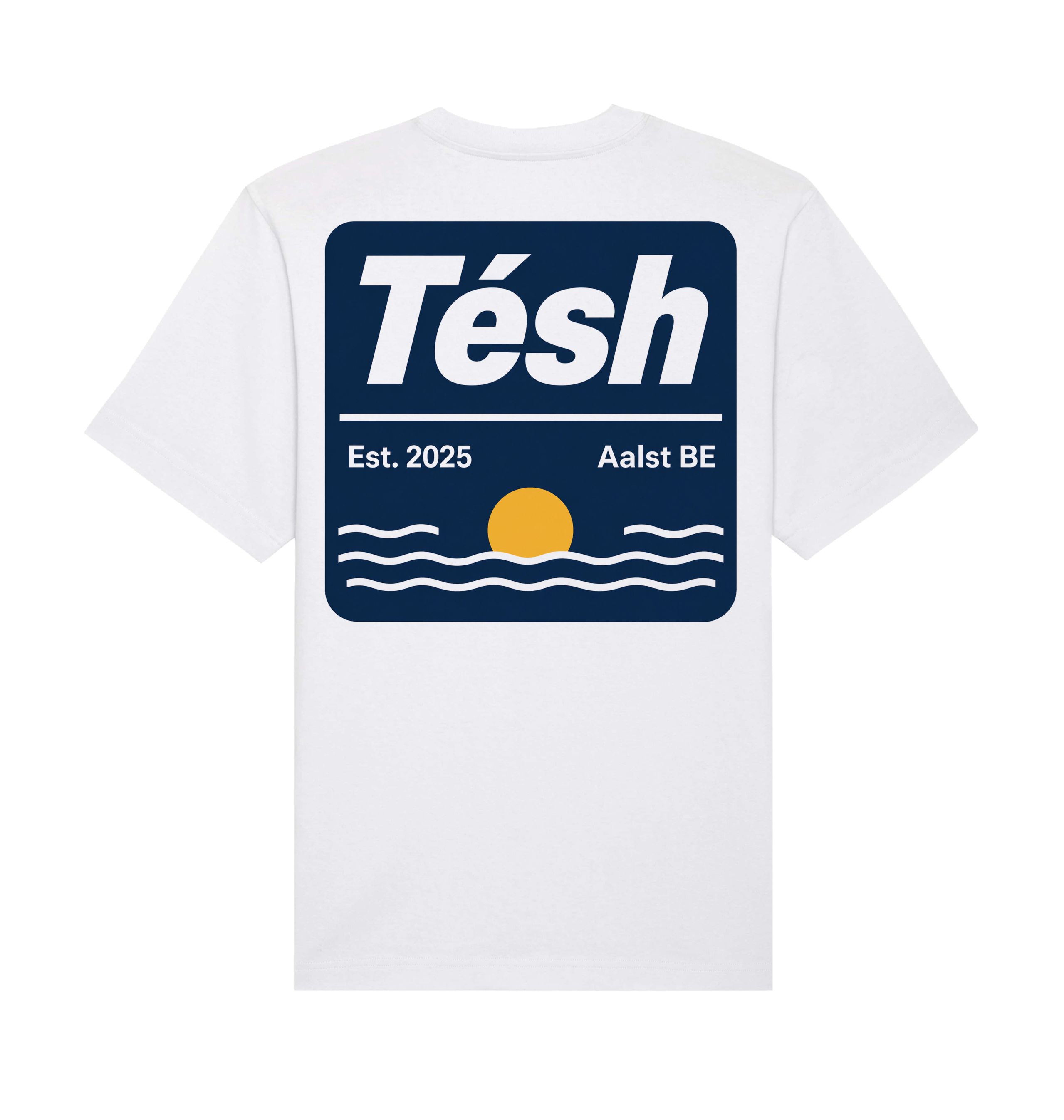 White Printed T-shirt Back