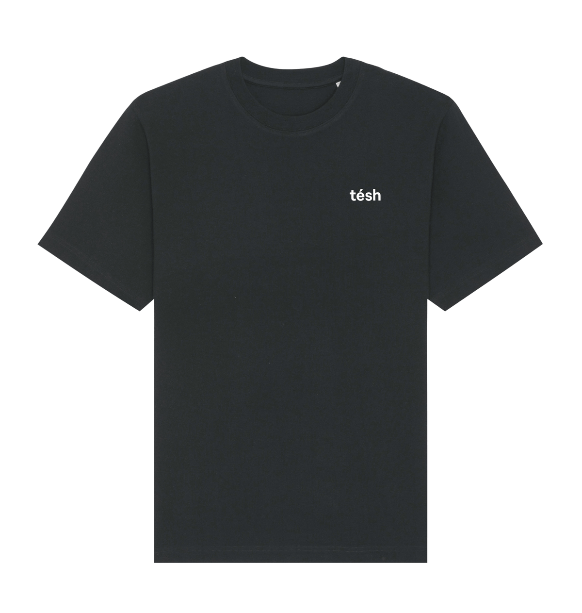 Black Printed T-shirt Front