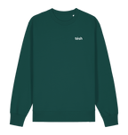Glazed Green Printed Sweater Front