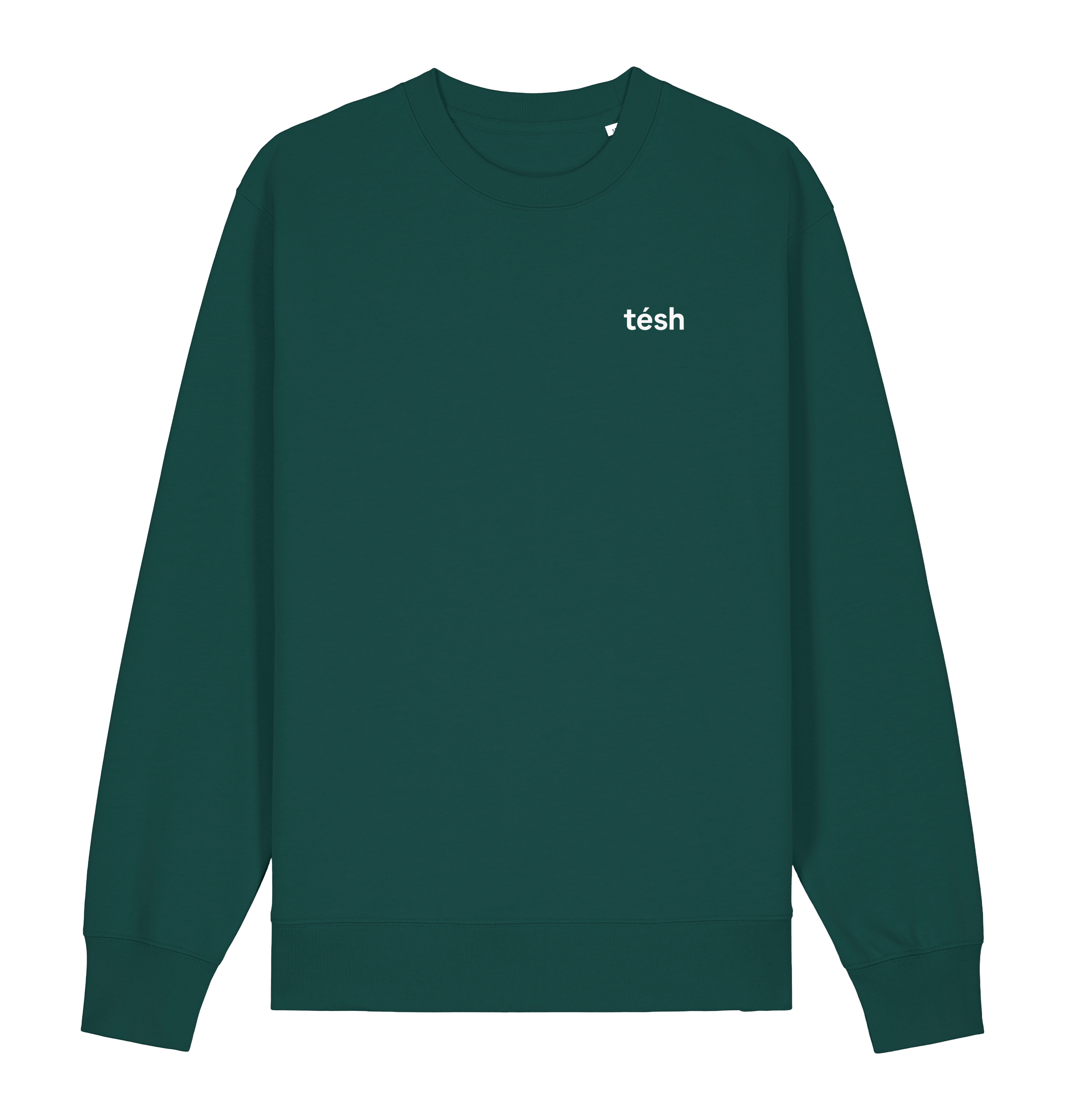 Glazed Green Printed Sweater Front