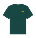 Glazed Green Printed T-shirt Front