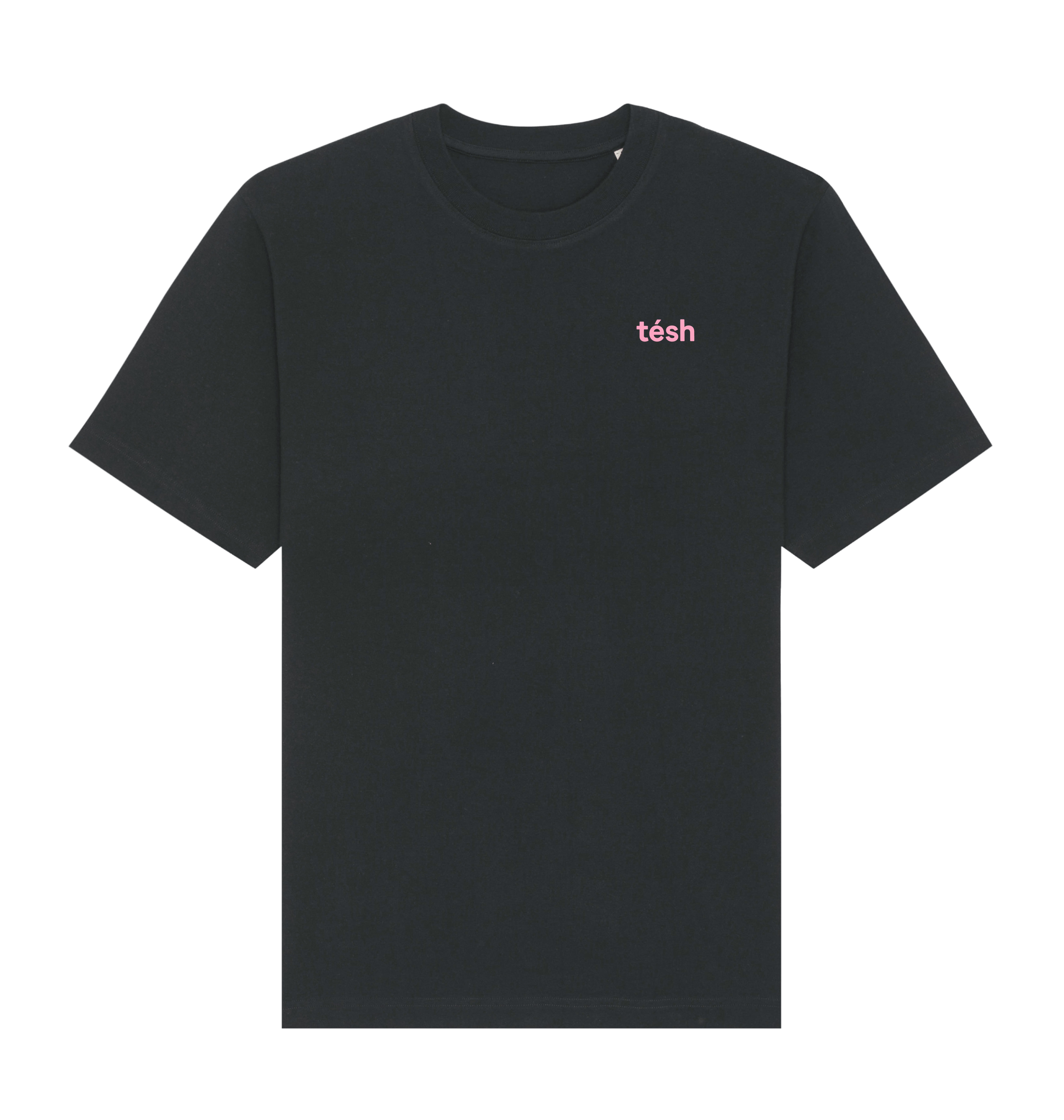 Black Printed T-shirt Front