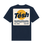 French Navy Printed T-shirt Back