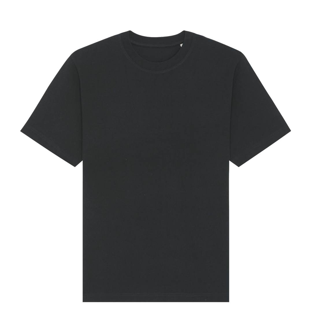 Black Printed T-shirt Front