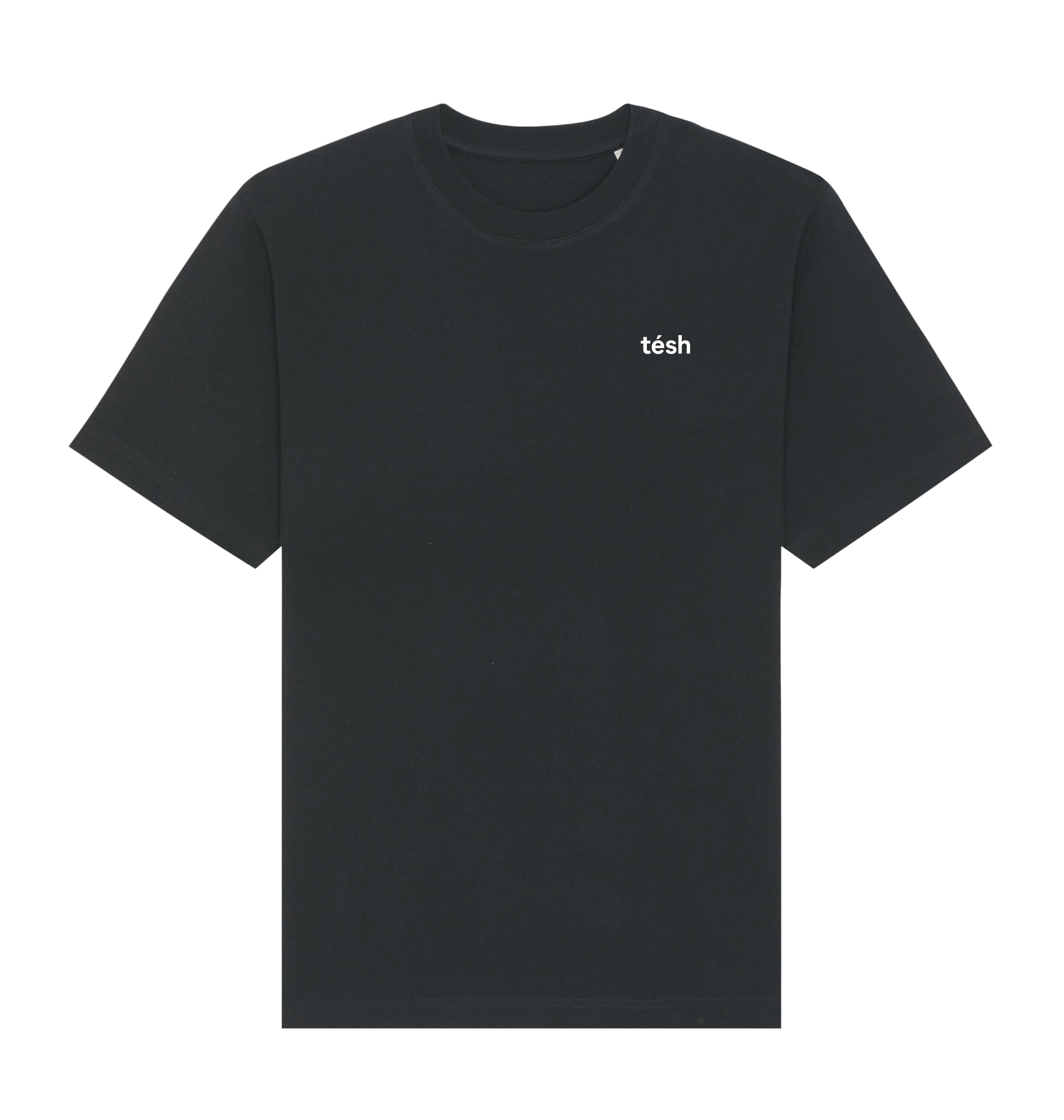 Black Printed T-shirt Front