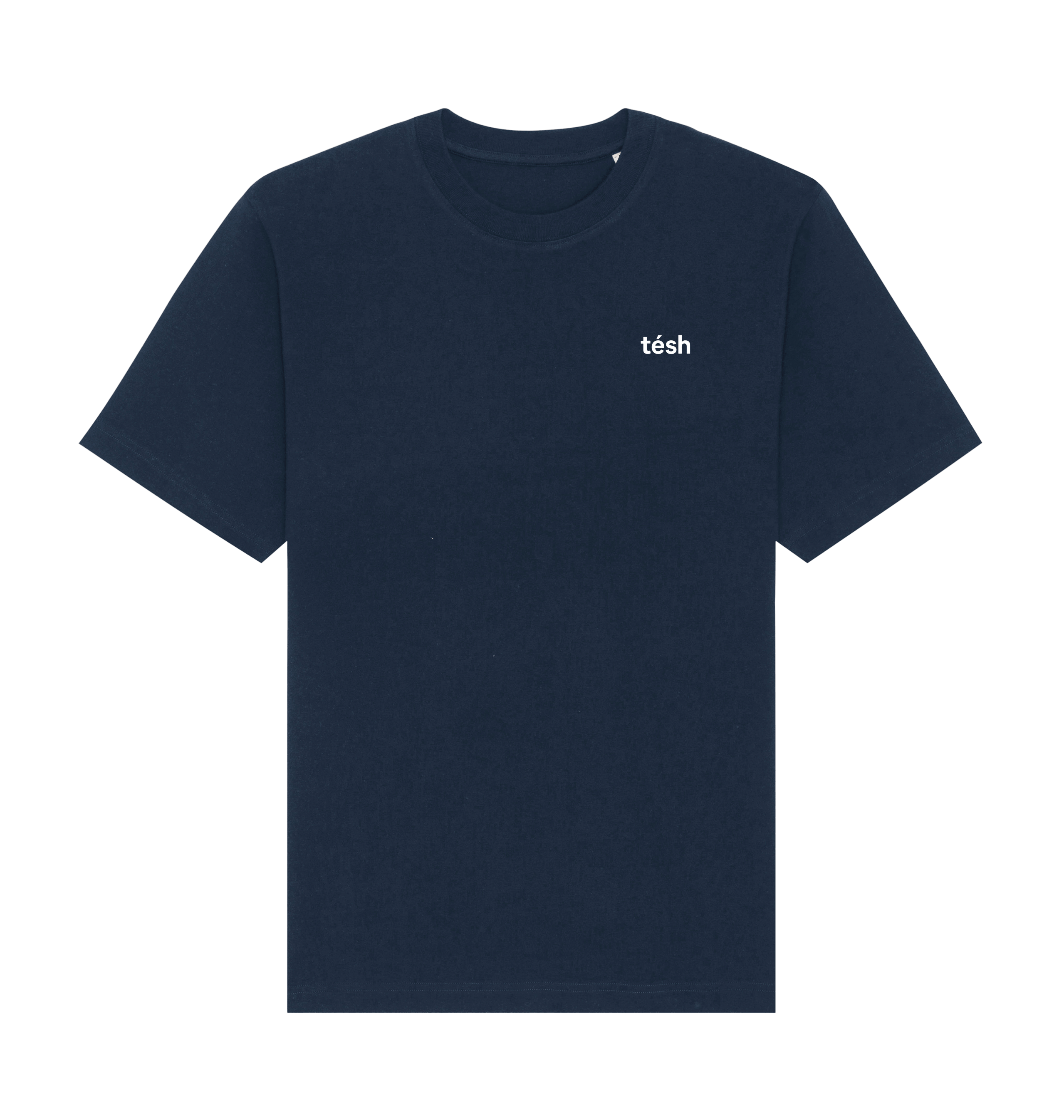French Navy Printed T-shirt Front