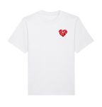 White Printed T-shirt Front