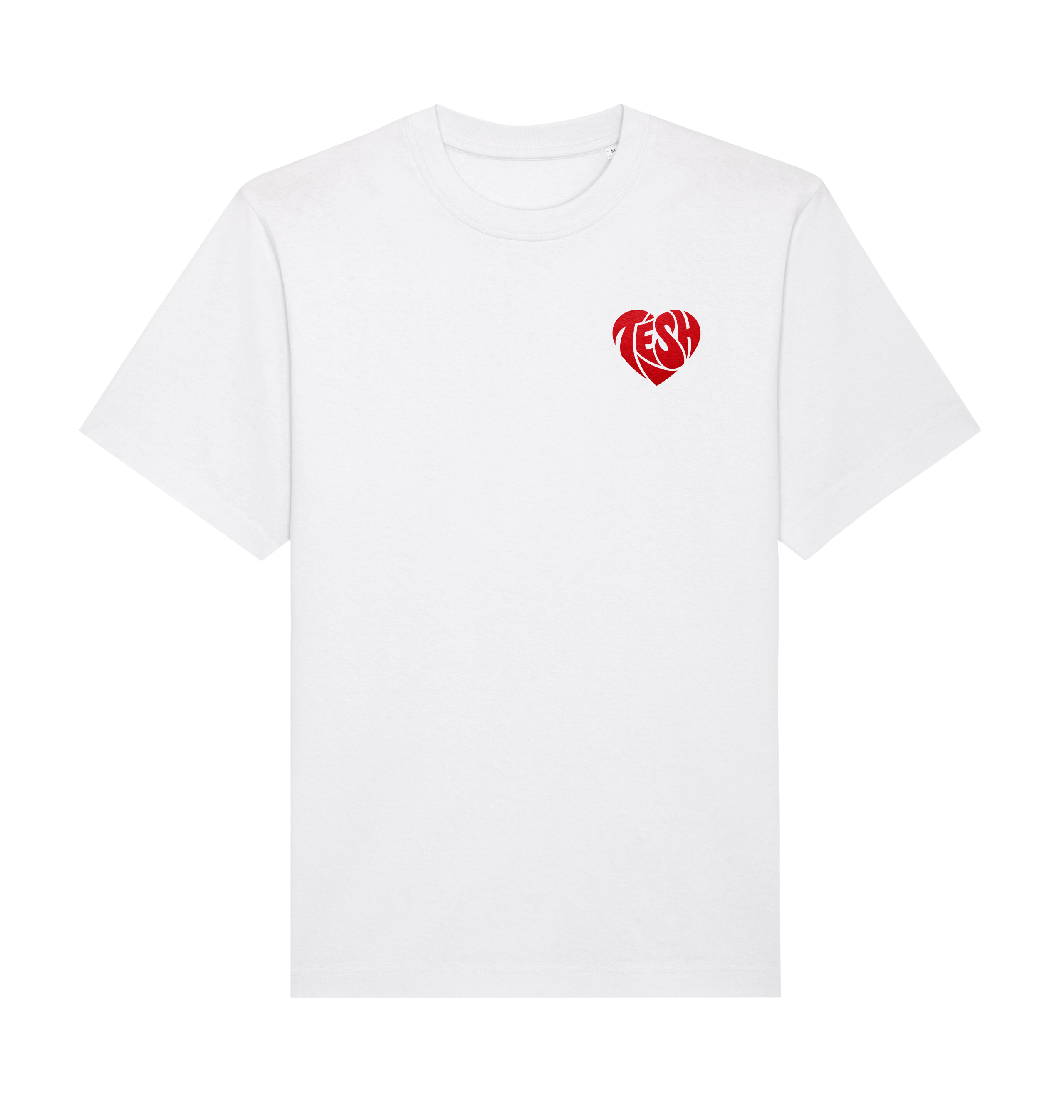 White Printed T-shirt Front
