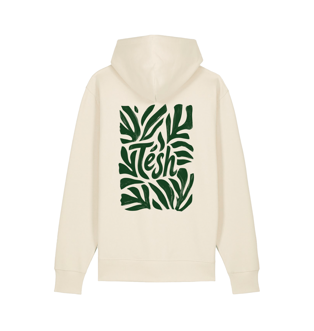 Natural Raw Printed Sweater Back