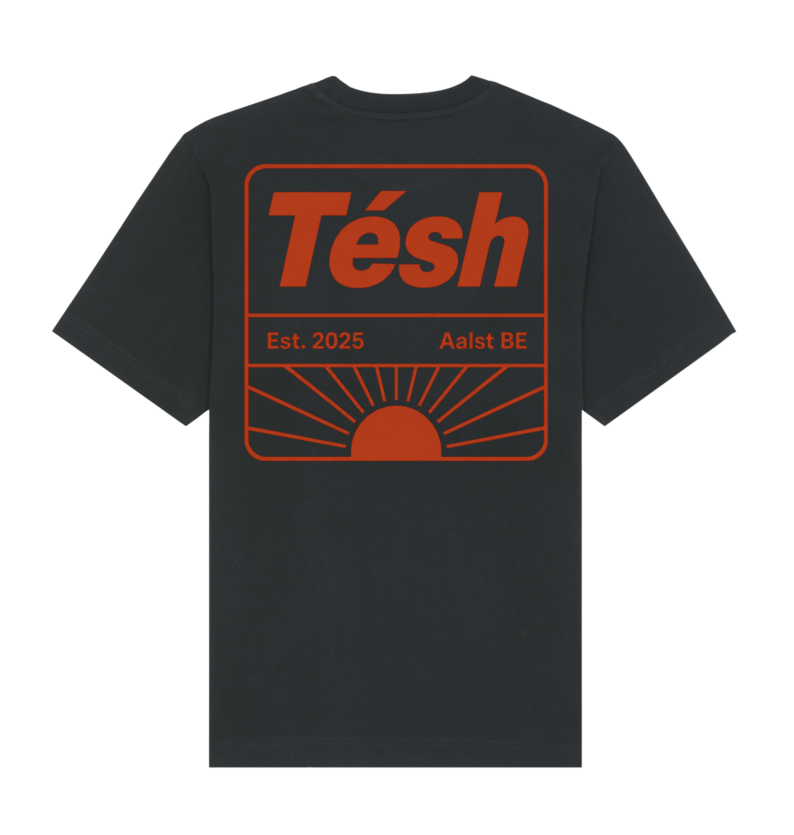 Black Printed T-shirt Back
