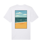White Printed T-shirt Back