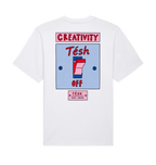 White Printed T-shirt Back