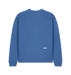 Mindful Blue Printed Sweater Back