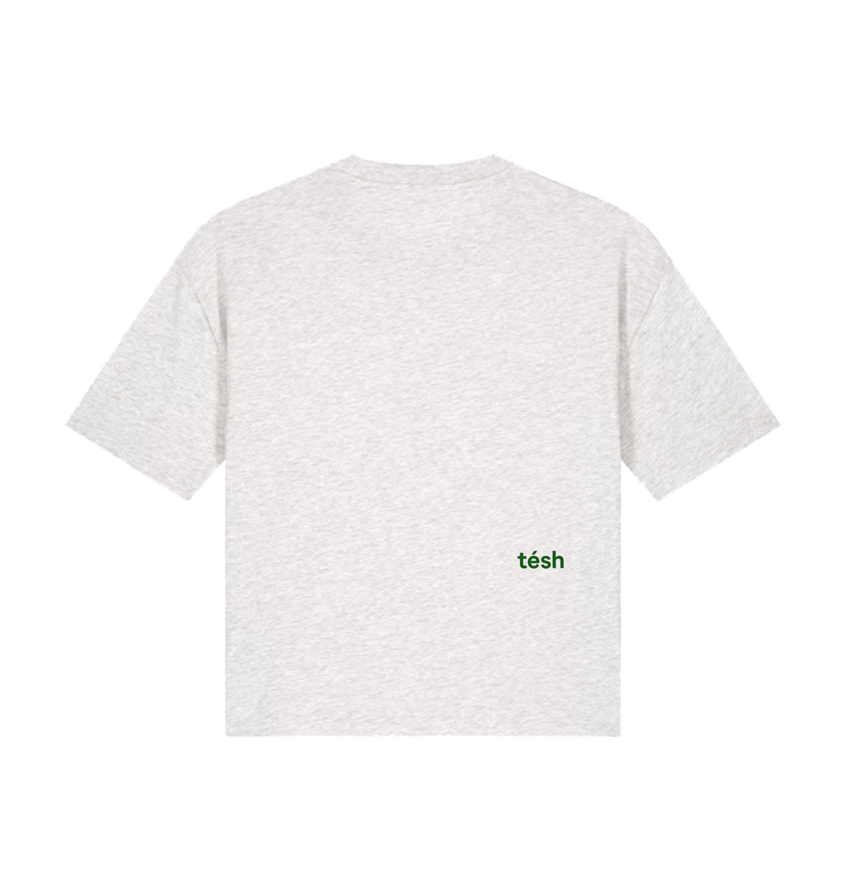 Cool Heather Grey Printed T-shirt Back