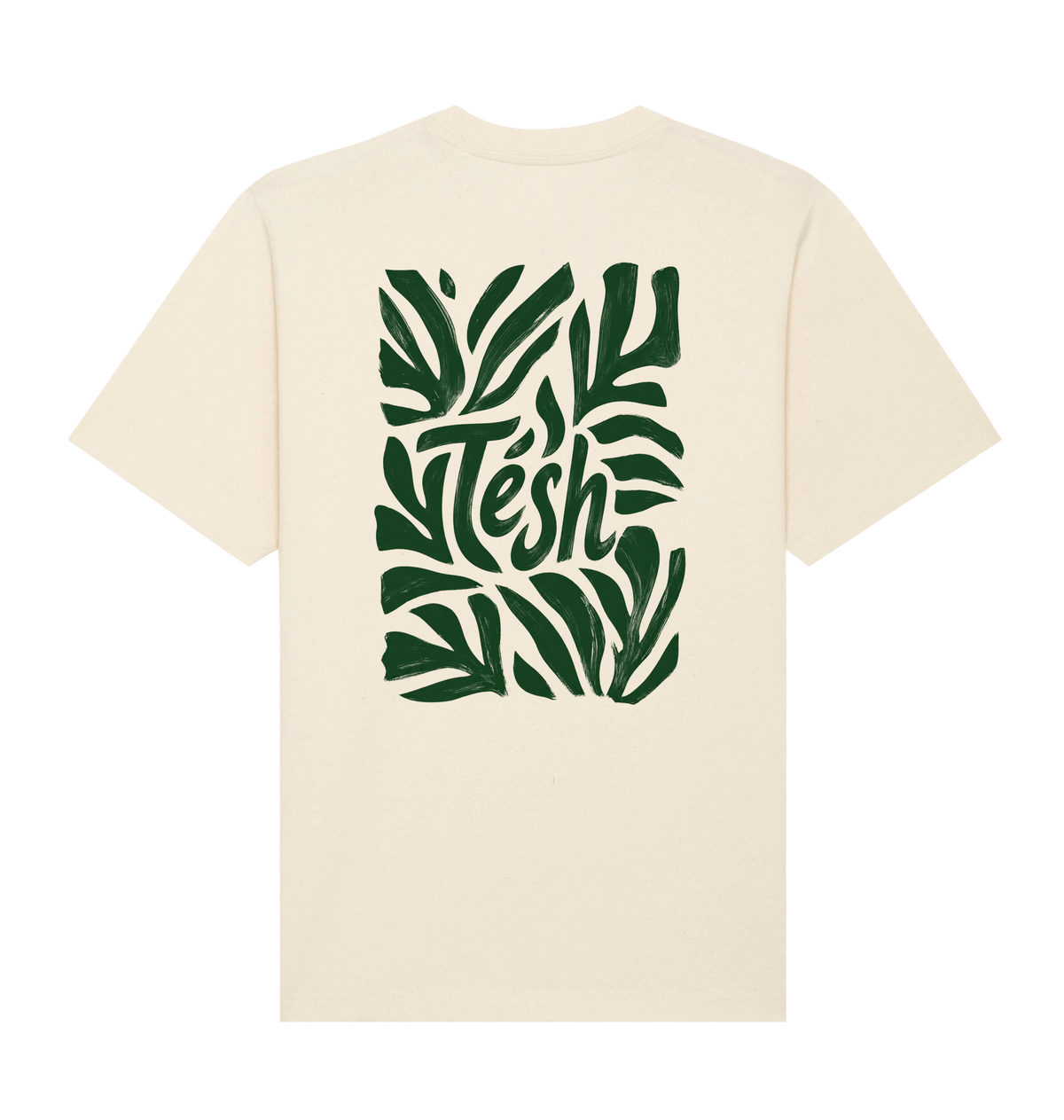 Natural Raw Printed T-shirt Back