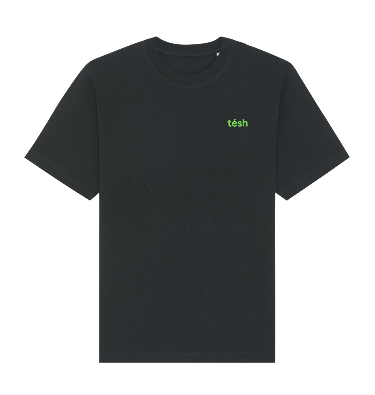 Black Printed T-shirt Front