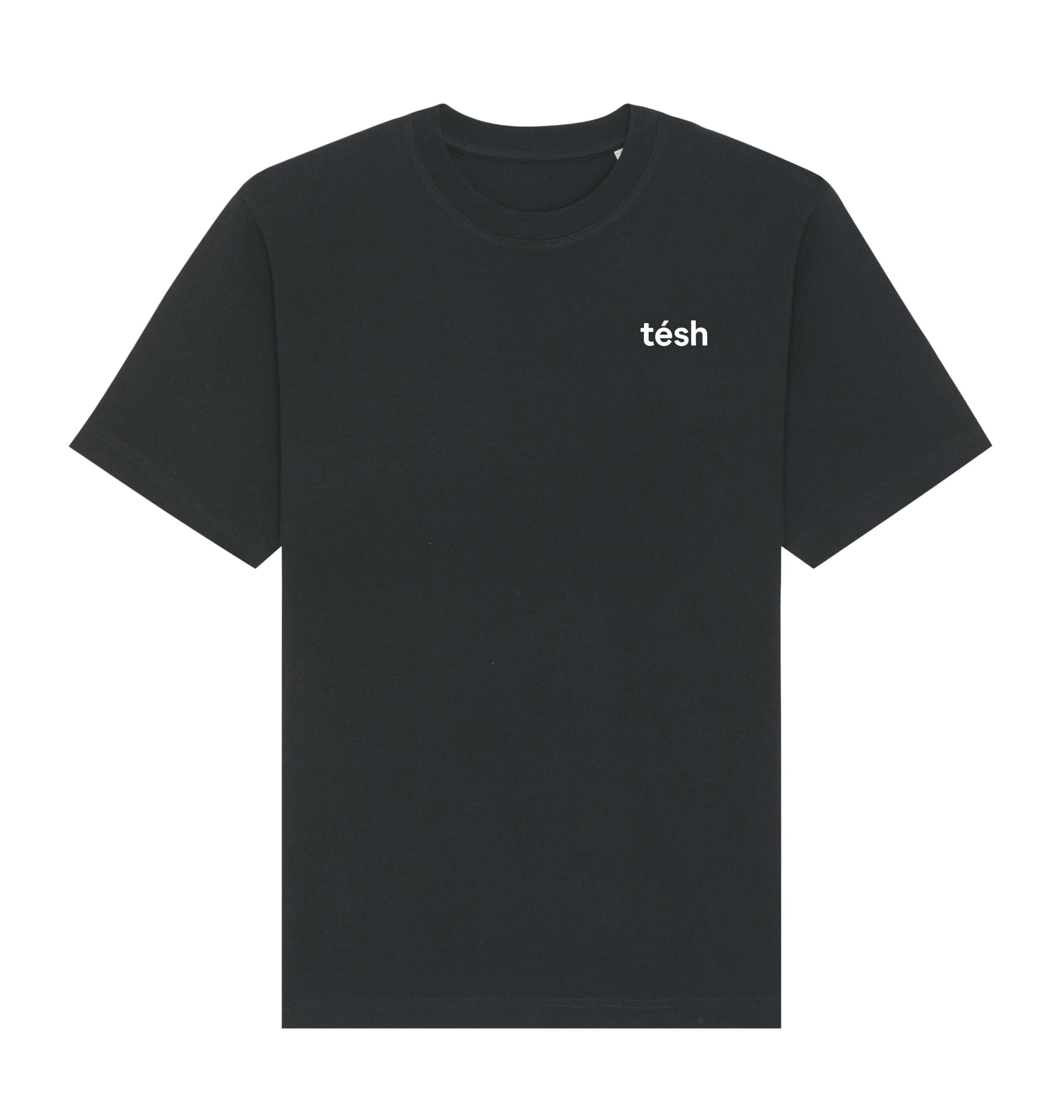 Black Printed T-shirt Front