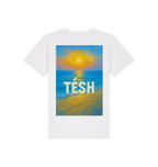 White Printed Kids T-Shirt Back